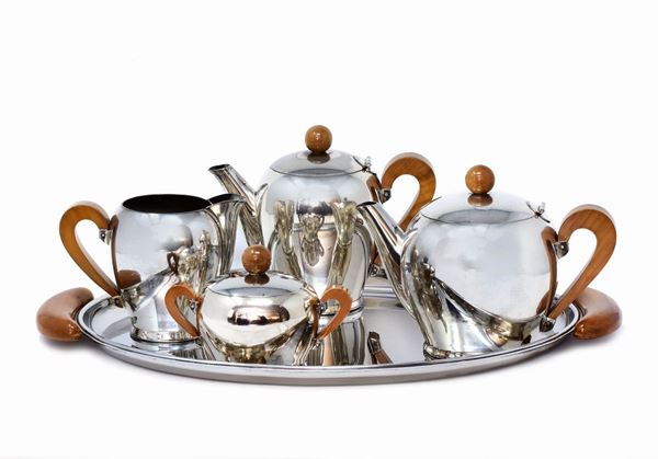Alessi Bombè tea and coffe service
