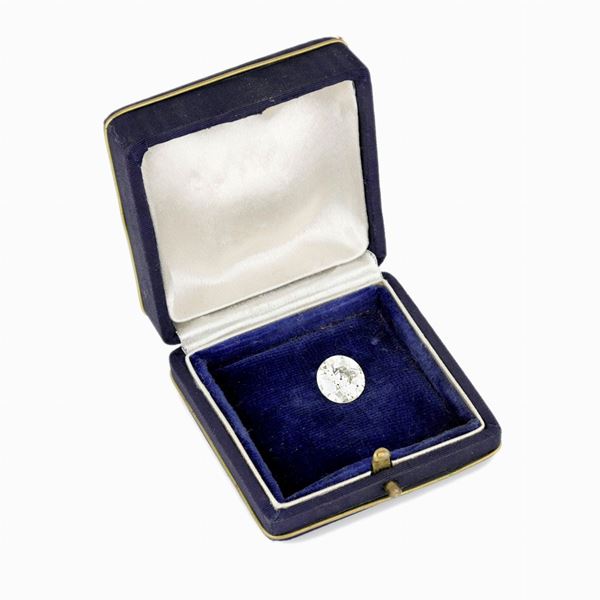 Loose brilliant cut diamond weighing 5,38 ct with CISGEM certificate  - Auction GIOIELLI, OROLOGI E VINTAGE LUXURY GOODS - Faraone Casa d'Aste