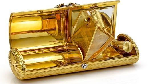 18 carat yellow gold purse 
