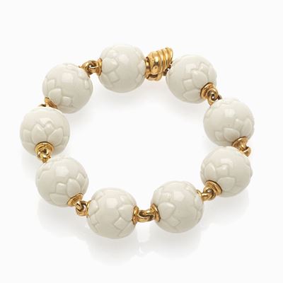 Bracciale Bulgari Oro e Ceramica