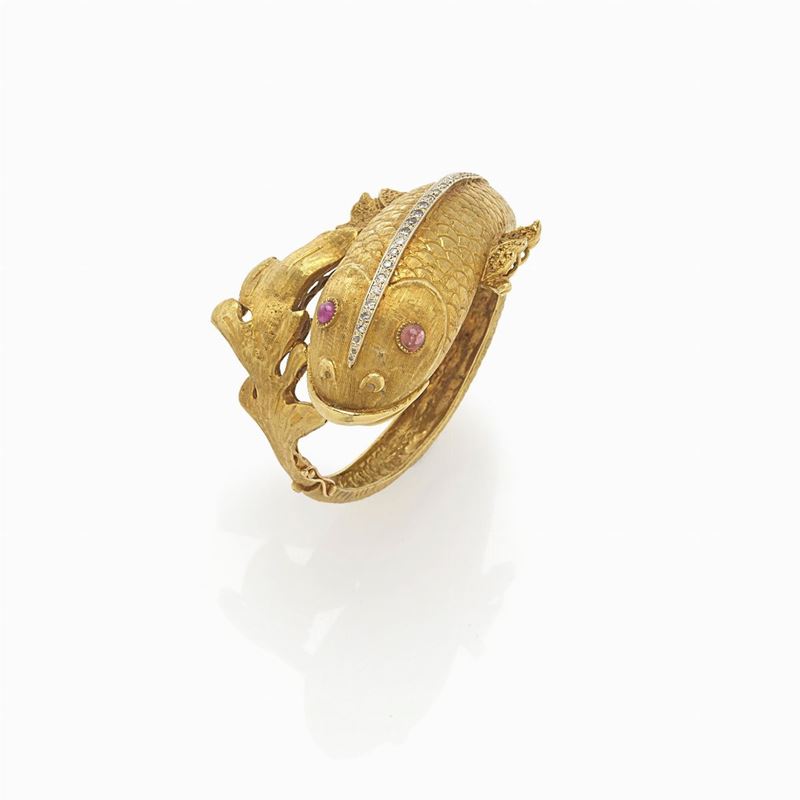 Bracciale Oro Giallo e Diamanti