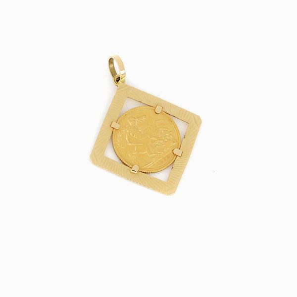 Pendente in oro giallo