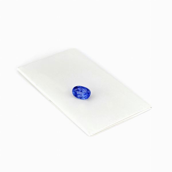 Zaffiro Ceylon 9,18 ct con certificato CISGEM  - Asta GIOIELLI, OROLOGI E LUXURY GOODS - Faraone Casa d'Aste