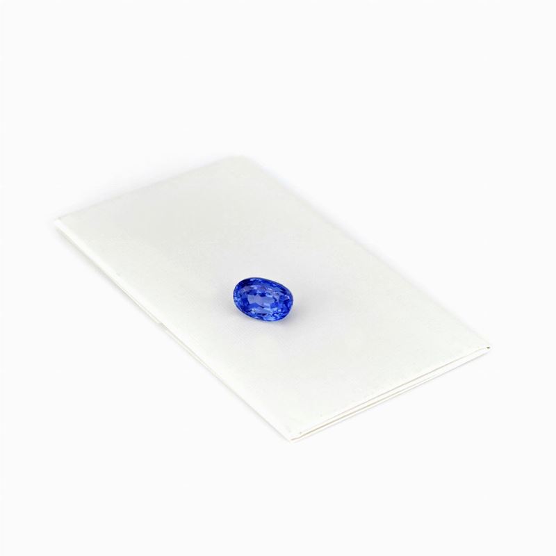 Zaffiro Ceylon 9,18 Ct con Certificato Cisgem
