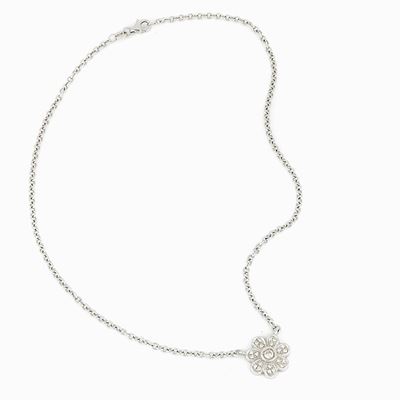 Collana con Fiore Diamanti