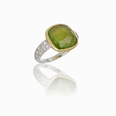 Anello Pomellato con Olivina e Diamanti