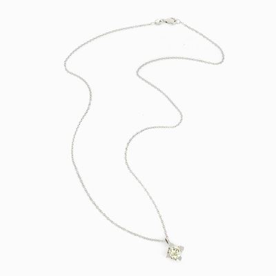 Collana Oro Bianco e Diamante