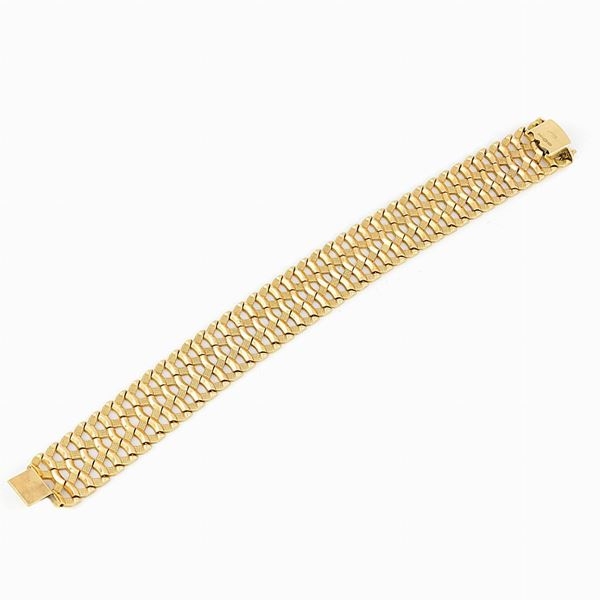Bracciale Tanke in oro giallo 18 carati