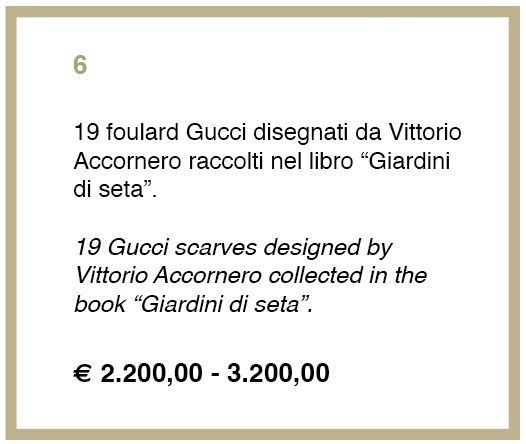 Collezione 19 Foulard Gucci, Vittorio Accornero