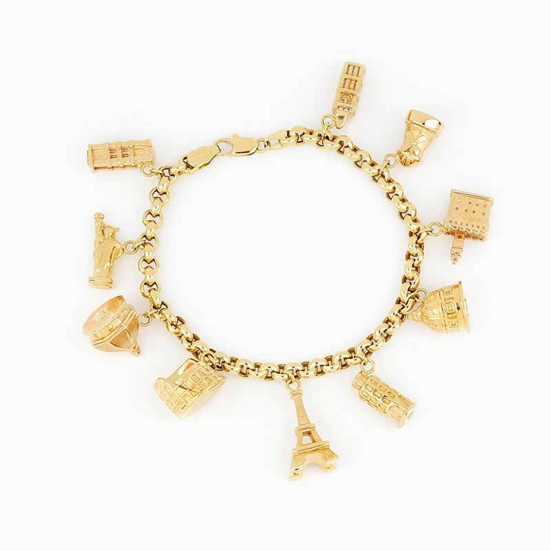 Bracciale Charms Oro Giallo
