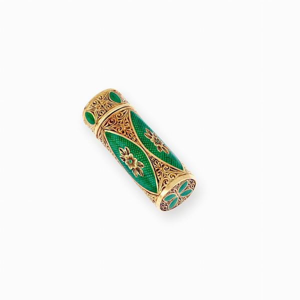 Enamel Gold Necessaire