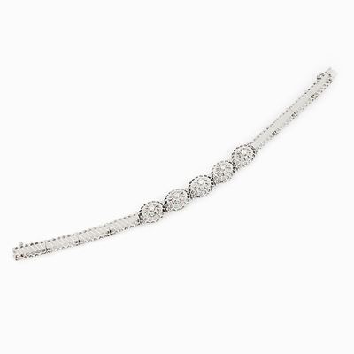 Bracciale Oro Bianco e Diamanti