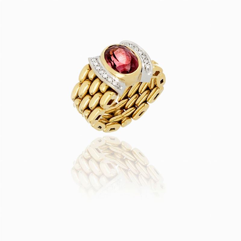 Anello con Tormalina
