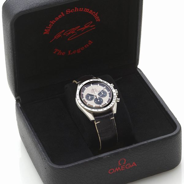 Omega : Omega Speedmaster Michael Schumacher  - Asta Gioielli e orologi del XX secolo - Faraone Casa d'Aste