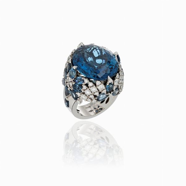 Pasquale Bruni : Anello Pasquale Bruni con topazio - con garanzia  - Asta GIOIELLI E OROLOGI - Faraone Casa d'Aste