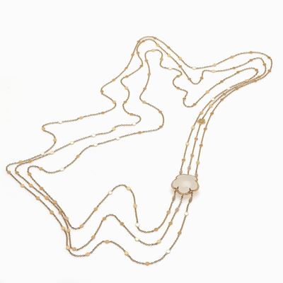 Collana Pasquale Bruni Oro Rosa e Pietra di Luna
