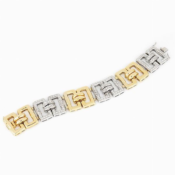 Bracciale oro e diamanti