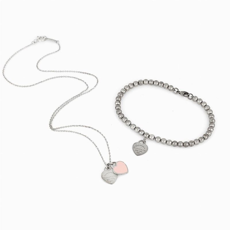 Lotto Composto da Bracciale e Collana Tiffany