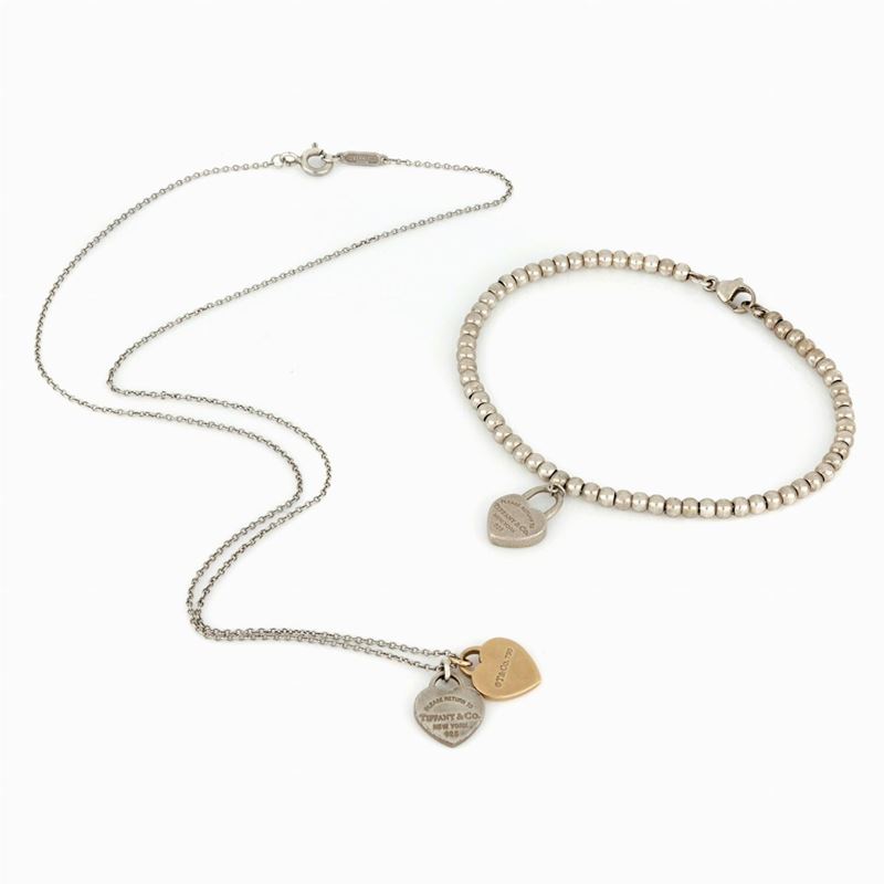 Lotto Composto da Bracciale e Collana Tiffany