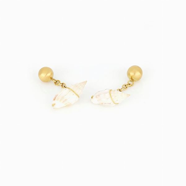 Gemelli conchiglia  - Asta GIOIELLI E OROLOGI - Faraone Casa d'Aste