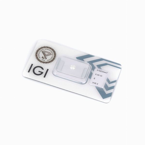 Diamante sigillato 0.30 ct con cert IGI Anversa
