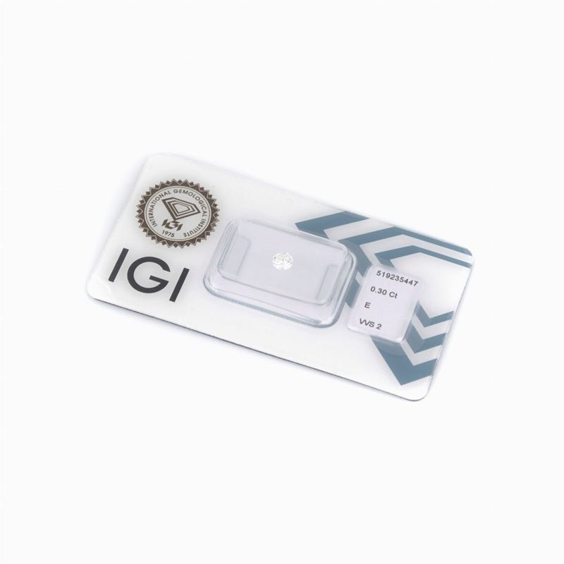 Diamante Sigillato 0.30 Ct con Cert Igi Anversa