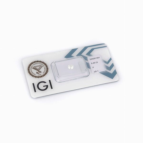 Diamante sigillato 0.40 ct con cert IGI Anversa