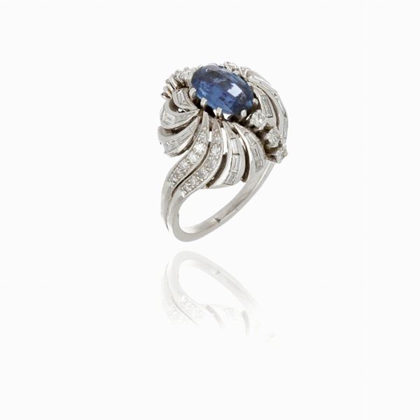 Anello zaffiro