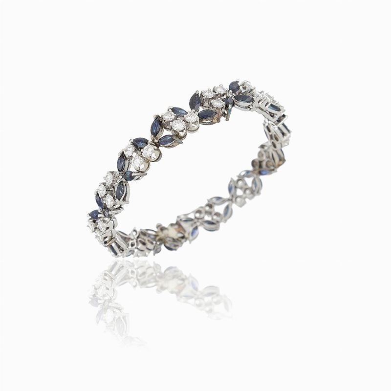Bracciale Zaffiri Diamanti