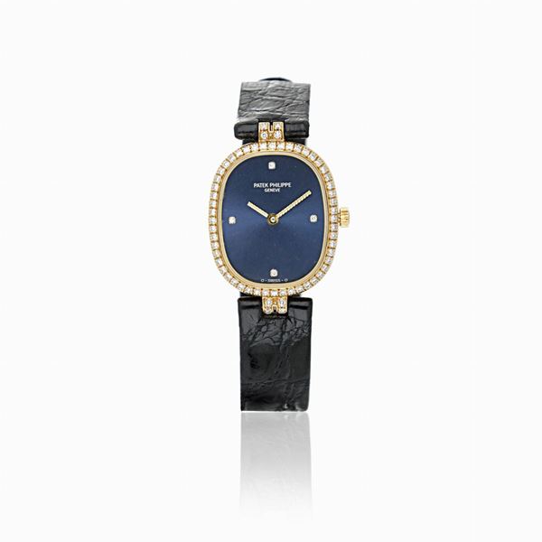 Patek Philippe : Patek Philippe Ellipse orologio oro diamanti  - Asta GIOIELLI, OROLOGI E LUXURY GOODS - Faraone Casa d'Aste