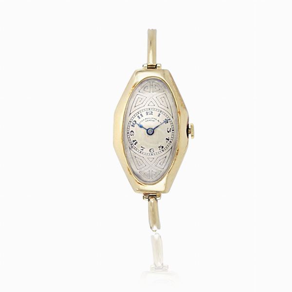 Patek Philippe : Patek Philippe & Co Tonneau oro   - Asta GIOIELLI, OROLOGI E LUXURY GOODS - Faraone Casa d'Aste