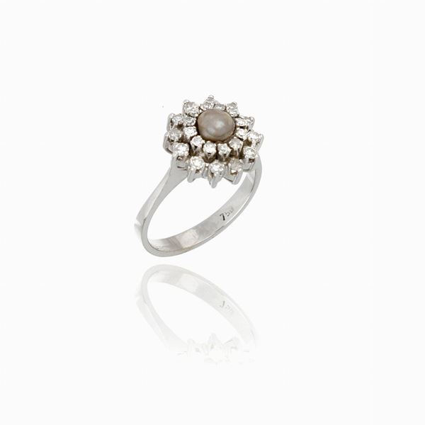 Anello perla