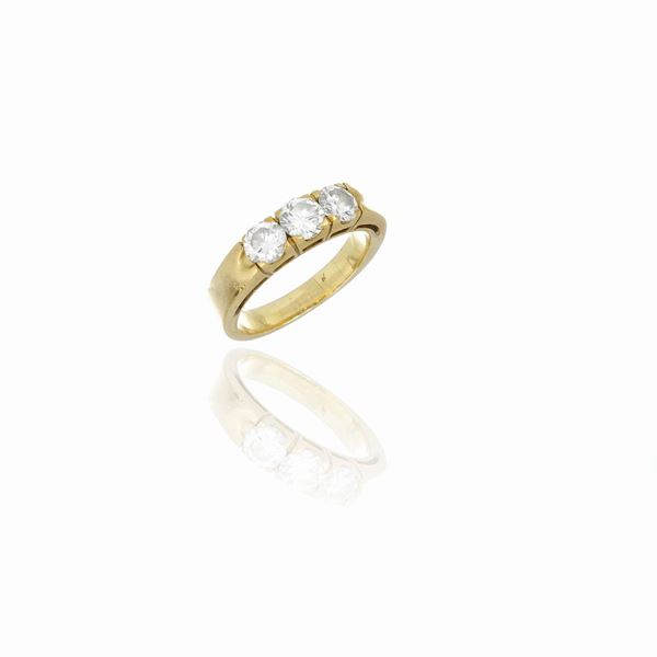 Anello trilogy oro giallo