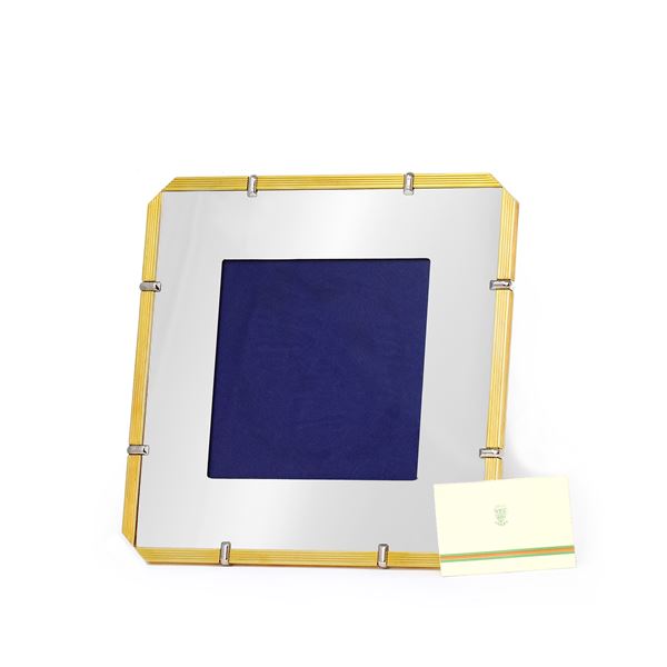 Gucci : Gucci silver and brass frame with box  - Auction GIOIELLI OROLOGI E LUXURY GOODS - Faraone Casa d'Aste