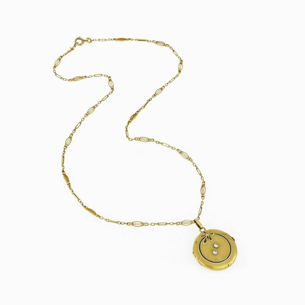 Chain with gold pendant  - Auction GIOIELLI, OROLOGI E VINTAGE LUXURY GOODS - Faraone Casa d'Aste