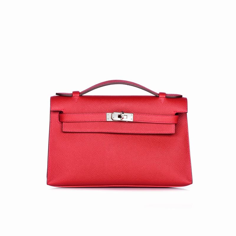 Hermes Mini Kelly Pochette Rossa