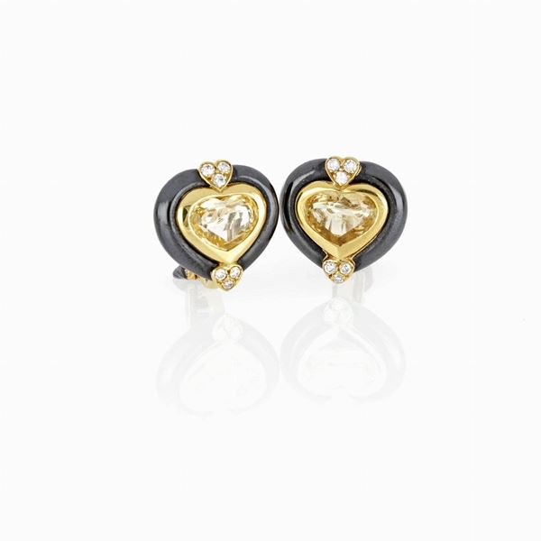 Faraone - Faraone earrings sapphires diamonds