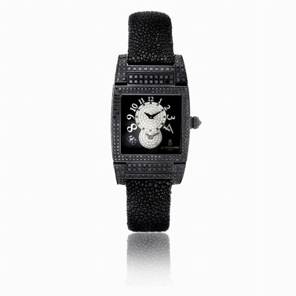 De Grisogono gold diamond watch