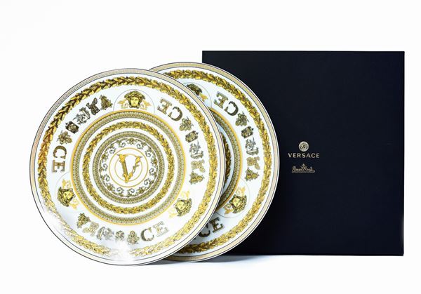 Versace - Lotto di due piatti Versace