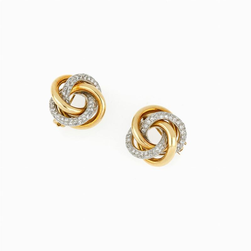 2 Spille Oro Diamanti