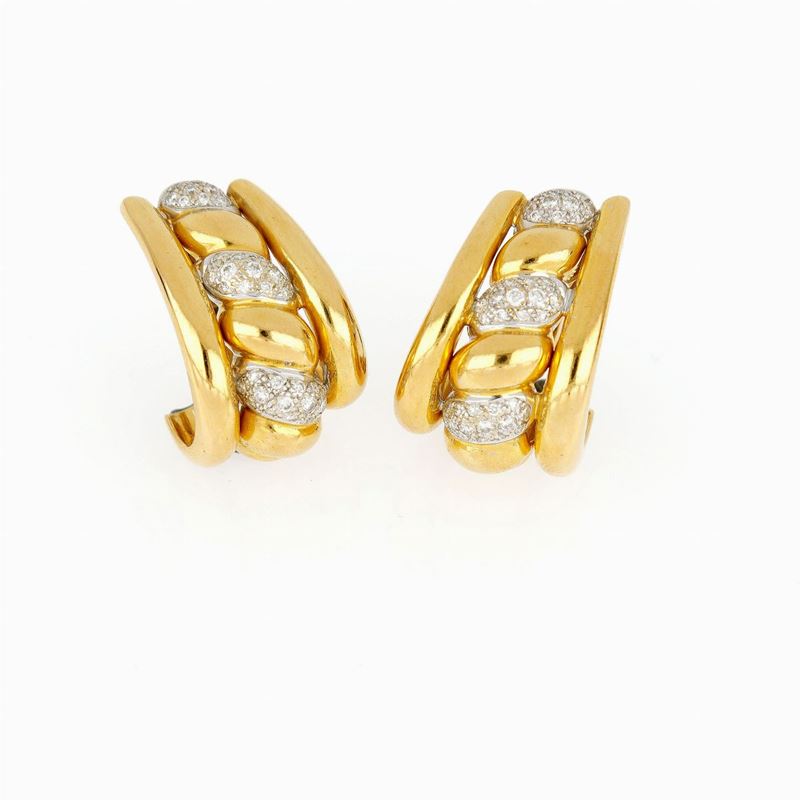 Orecchini Sabbadini Oro Diamanti