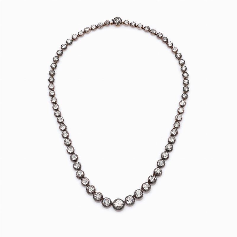Girocollo Riviere Oro Argento Diamanti
