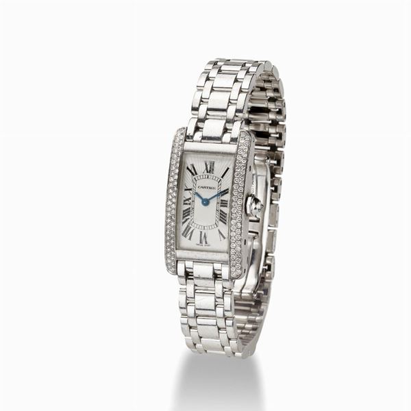 Cartier : Cartier Tank Americaine.  - Asta Gioielli e orologi del XX secolo - Faraone Casa d'Aste