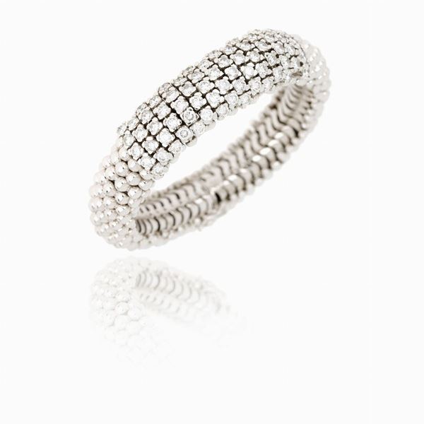 Sabbadini : Bracciale Sabbadini oro diamanti  - Asta GIOIELLI, OROLOGI E LUXURY GOODS - Faraone Casa d'Aste