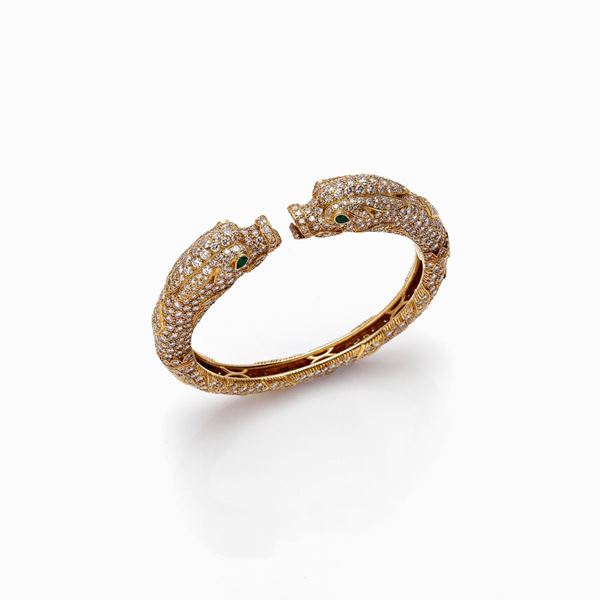 Cartier : Open bangle Cartier  - Auction GIOIELLI, OROLOGI E VINTAGE LUXURY GOODS - Faraone Casa d'Aste