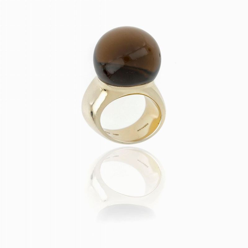 Anello Verniher Quarzo Fume
