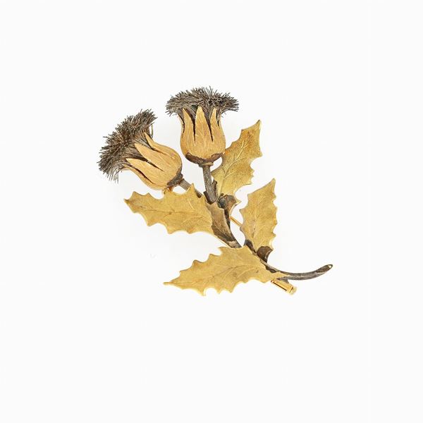 Buccellati : Buccellati brooch gold silver  - Auction GIOIELLI, OROLOGI E VINTAGE LUXURY GOODS - Faraone Casa d'Aste