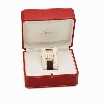 Cartier Tank Americaine Orologio Oro