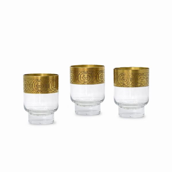 Service of 12 glasses