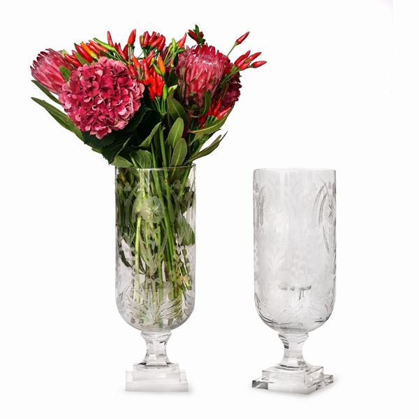  Glass candlestick/vase